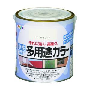 アサヒペン 水溶性多役立つこと色つや0.7Lヴァニラ白いこと【入数:6】
