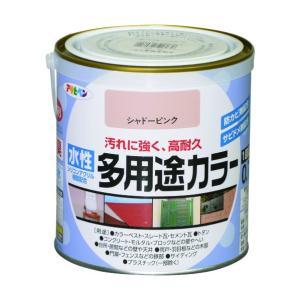 アサヒペン 水溶性多役立つこと色合い0.7L影ぼうしサクラ色【入数:6】