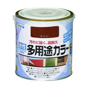 アサヒペン 水溶性多役立つこと色合い0.7L赤さび【入数:6】