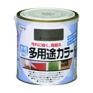 アサヒペン 水溶性多役立つこと色つや0.7L秋期赤銅色【入数:6】