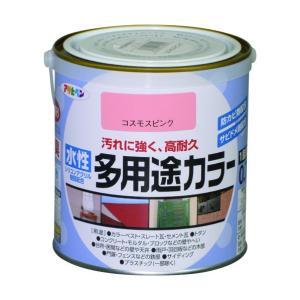 アサヒペン 水溶性多役立つこと色つや0.7L全ての存在さくら色【入数:6】