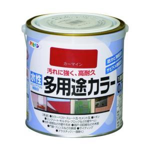 アサヒペン 水溶性多役立つこと色つや0.7Lカーマイン【入数:6】