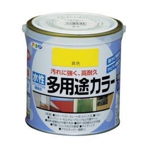 アサヒペン 水溶性多役立つこと色つや0.7L黄味がかった【入数:6】