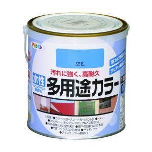 アサヒペン 水溶性多役立つこと色合い0.7L瑠璃色【入数:6】
