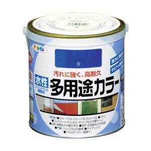 アサヒペン 水溶性多役立つこと色合い0.7L青【入数:6】