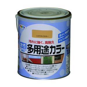 アサヒペン 水性多用途カラー1.6Lシトラスイエロー【入数:6】｜ECJOY！プレミアム店