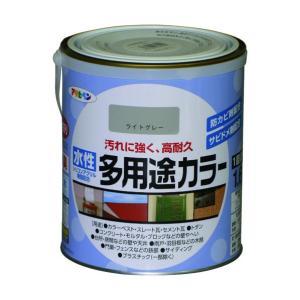 アサヒペン 水性多用途カラー1.6Lライトグレー【入数:6】|ECJOY!プレミアム店