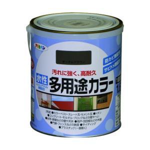 アサヒペン 水性多用途カラー1.6Lオータムブラウン【入数:6】｜ECJOY！プレミアム店