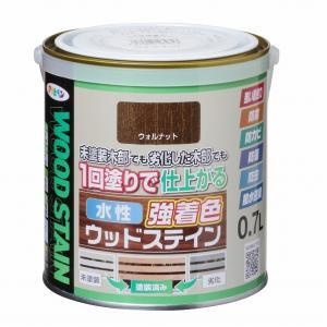 アサヒペン 水溶性強染め付けるウッドステイン0.7Lウォルナット【入数:6】