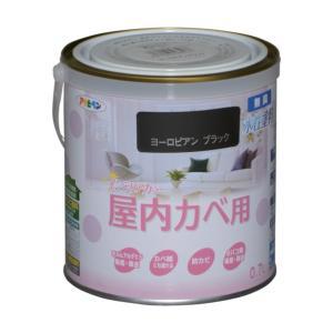 アサヒペン NEW水溶性室内装飾色合い屋内カベ0.7Lヨーロピアン黒いこと【入数:6】