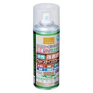 アサヒペン 水溶性強染めつけるウッドステインスプレー300ML赤いことオーク材【入数:6】