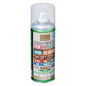 アサヒペン 水溶性強染めつけるウッドステインスプレー300ML暗然たるオーク材【入数:6】