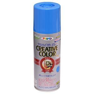 アサヒペン 創造的色合い吹きつける420ML69天の原青色【入数:6】