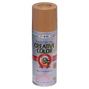 アサヒペン 創作的色つや吹きつける420ML82点火装置赤銅色【入数:6】
