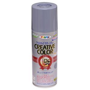アサヒペン 創作的色つや吹きつける420ML87薄墨色【入数:6】