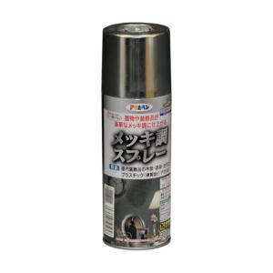 アサヒペン メッキ調吹きつける300MLしろがね色【入数:6】