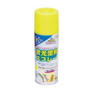 アサヒペン 螢光えの具吹きつける300ML檸檬【入数:6】