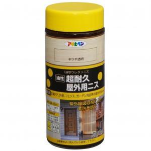 アサヒペン 超耐久屋外用ニス300ML半ツヤ澄み切った【入数:6】