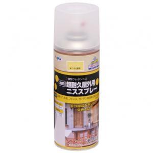 アサヒペン 露天用ニス吹きつける300ML半ツヤ澄み切った【入数:6】