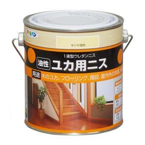 アサヒペン 油性ユカ用ニス0.7L半ツヤ透明【入数:6】｜ECJOY！プレミアム店