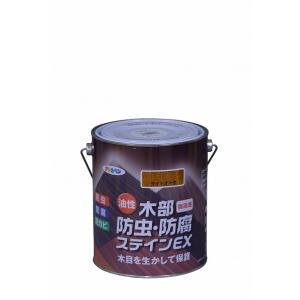 アサヒペン 油性木部殺虫剤・保全ステはたご屋EX1.6L点火装置オーク材【入数:6】