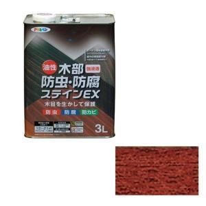 アサヒペン 油性木部殺虫剤・保全ステはたご屋EX3Lマホガニー【入数:4】