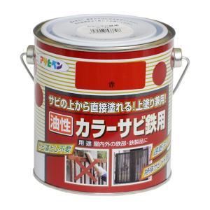 アサヒペン 色つやサビ鉄用0.7L赤【入数:6】