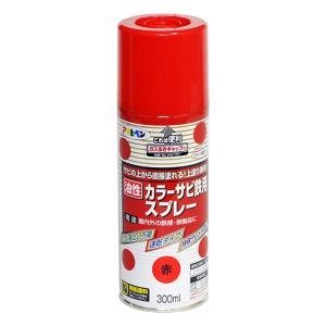 アサヒペン 色合いサビ鉄用吹きつける300ML赤【入数:6】