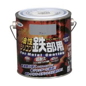 アサヒペン 油性シリコン鉄部用0.7Lグレー【入数:6】|ECJOY!プレミアム店
