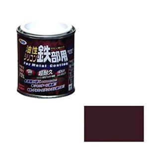 アサヒペン 油性ケイ素樹脂鉄部用1/12L黒茶色【入数:12】