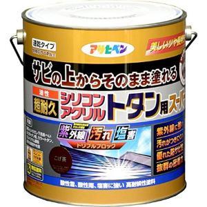 アサヒペン 油性超耐久シリコンアクリルトタン用3KGこげ茶【入数:4】｜ECJOY！プレミアム店