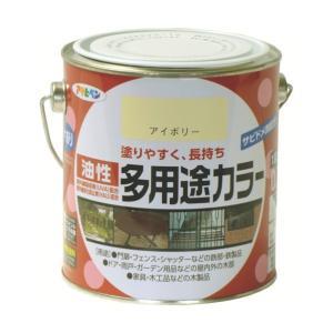 アサヒペン 油性多役立つこと色つや0.7L象牙色【入数:6】