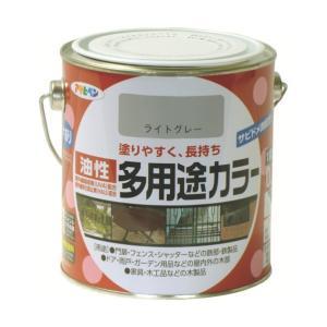アサヒペン 油性多役立つこと色合い0.7L点火装置薄墨色【入数:6】