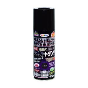 アサヒペン 油性高耐久アクリル繊維トタン用吹き付ける400MLこげ茶【入数:6】