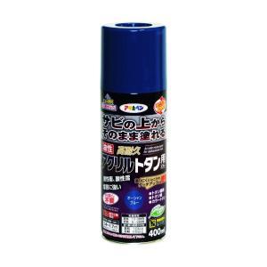 アサヒペン 油性高耐久アクリル繊維トタン用吹き付ける400ML大海原青み【入数:6】
