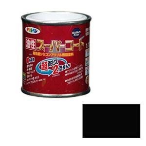 アサヒペン 油性百貨店厚地の外套1/12Lツヤ消し黒【入数:12】