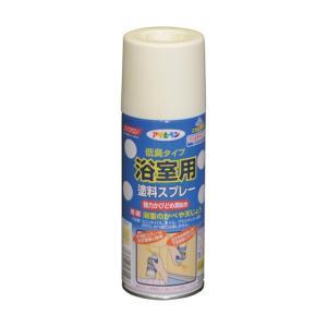 アサヒペン 風呂場用えの具吹きつける300MLペールクリーム【入数:6】