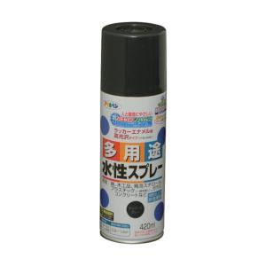 アサヒペン 水溶性多役立つこと吹きつける420ML濃灰色薄墨色【入数:6】