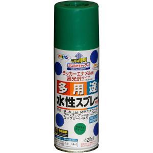 アサヒペン 水溶性多役立つこと吹きつける420MLトロピカル緑であること【入数:6】