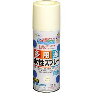 アサヒペン 水溶性多役立つこと吹きつける420MLミルキー白いこと【入数:6】