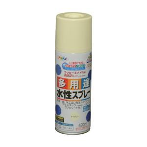アサヒペン 水溶性多役立つこと吹きつける420ML象牙色【入数:6】