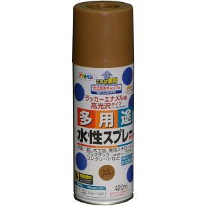 アサヒペン 水溶性多役立つこと吹きつける420ML点火装置赤銅色【入数:6】