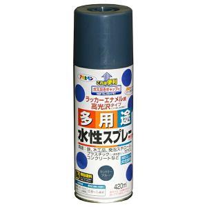 アサヒペン 水溶性多役立つこと吹きつける420MLカントリー青碧【入数:6】