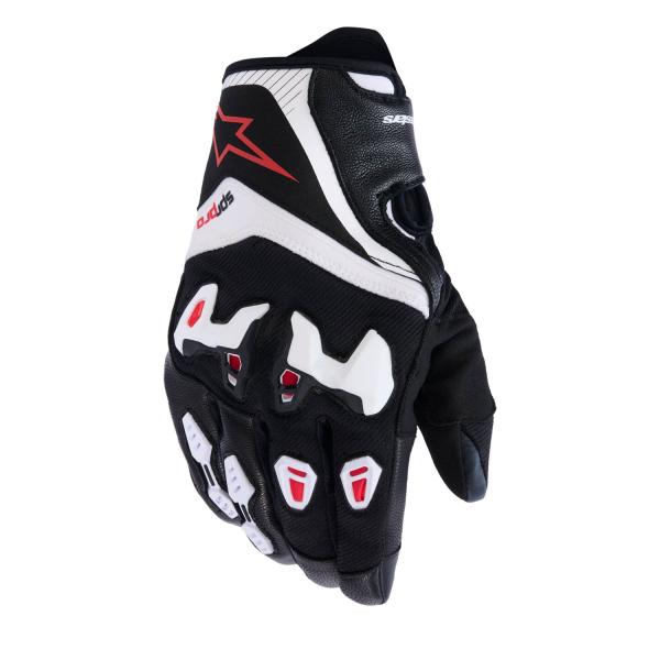 ALPINESTAR アルパインスターズ SP-R PRO GLOVE : BLACK WHITE BRIGHT RED : M|ECJOY!プレミアム店