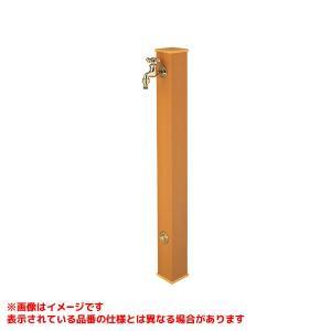 KAKUDAI カクダイ 立水栓柱書き割り(横水栓つき・点火装置白木)【624-702】