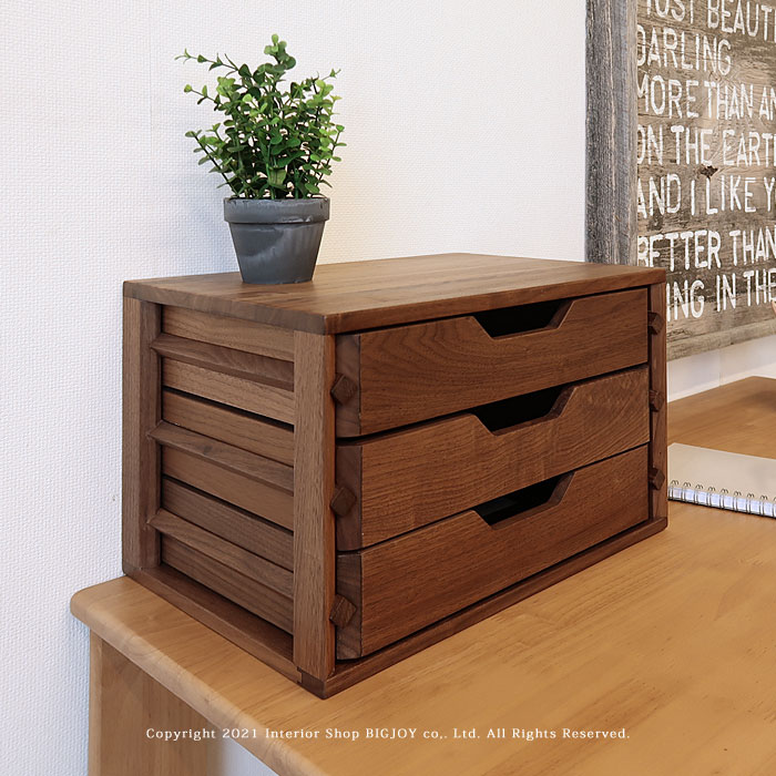 楽天市場】卓上チェスト 3段、4段、5段チェスト デスク上に置ける