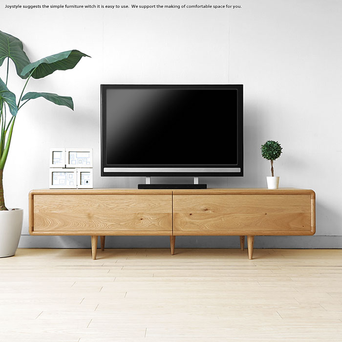 楽天市場】W1600、W1800、W2000 オーク材 テレビボード ローボード