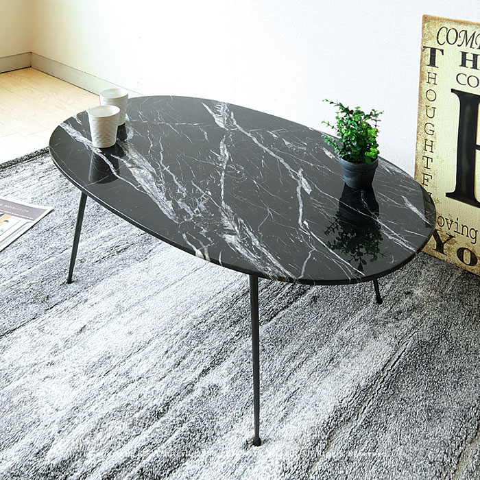 黒い大理石風?ローテーブル　センターテーブル 楽天市場】大理石風 ローテーブル 幅90cm 90x50 白 黒 センター