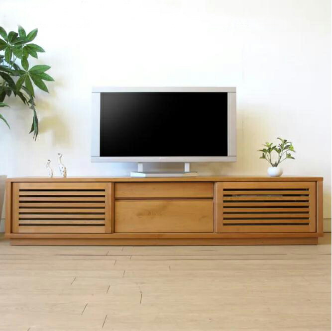 楽天市場】【W1210/オーク材】テレビ台 格子扉 引き戸 スライド扉の