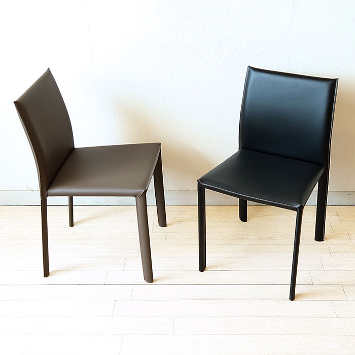 楽天市場】ダイニングチェア レザー張り グレージュ ブラック 大人